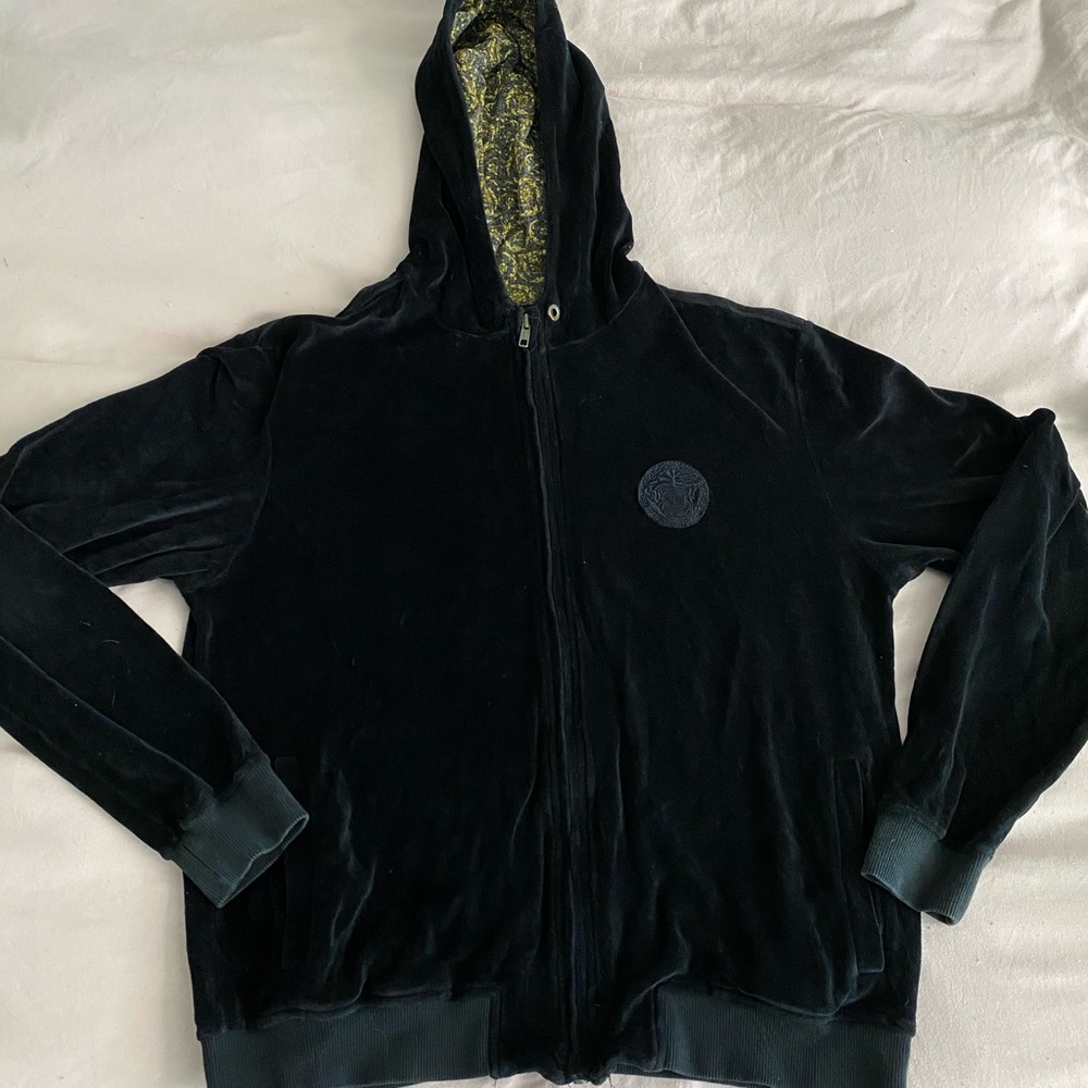 Versace Velvet Tracksuit Top